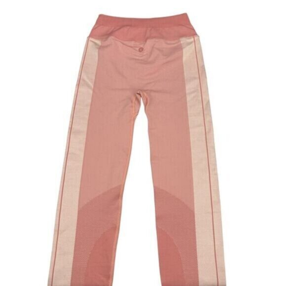 Lululemon Ebb to Train Tight Abstract In Copper Clay / Angel Wing Size 6 - Picture 7 of 9